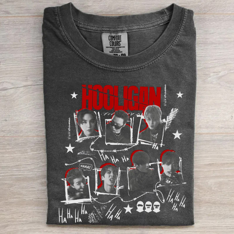 Kpop Boy Group Graphic T-shirt