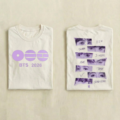 Kpop Boy Group World Tour 2026 T-shirt