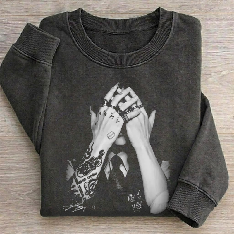 Kpop Boy Group Retro 90s Graphic Sweatshirt