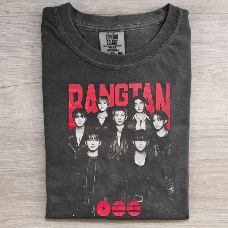 Kpop Boy Group Vintage Graphic T-shirt