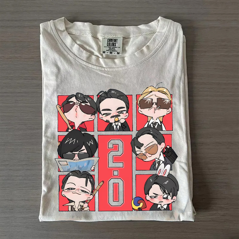 Kpop Boy Group Cute Graphic T-shirt