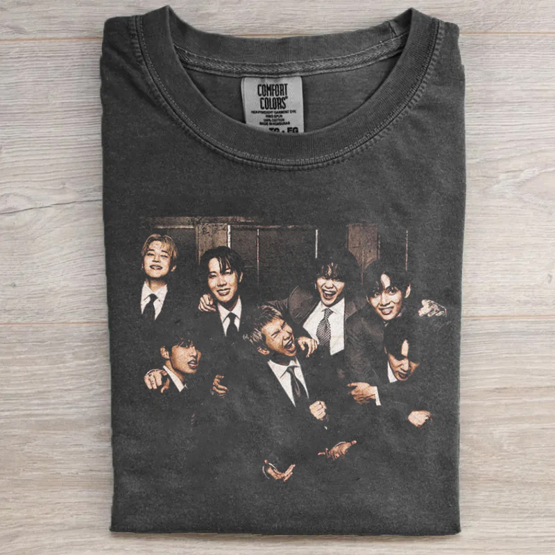 Kpop Boy Group Vintage T-shirt