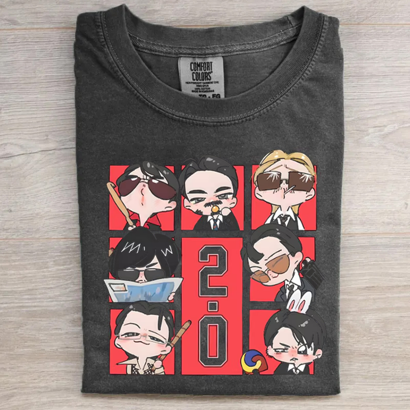 Kpop Boy Group Cute Graphic T-shirt