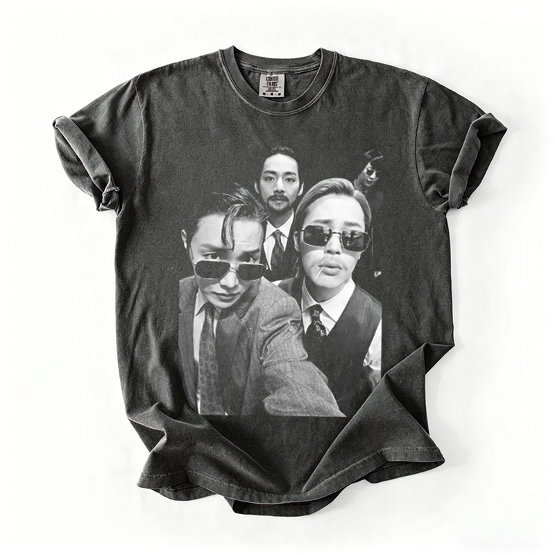 Kpop Boy Group Vintage Graphic T-shirt