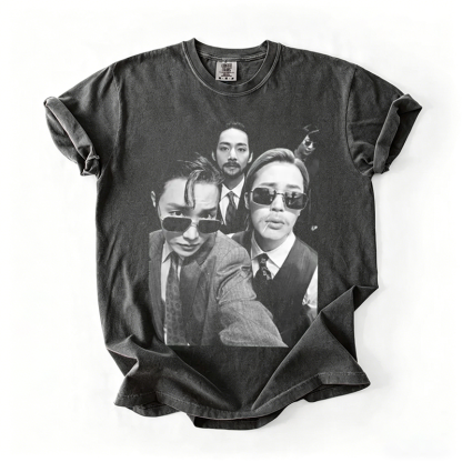 Kpop Boy Group Vintage Graphic T-shirt