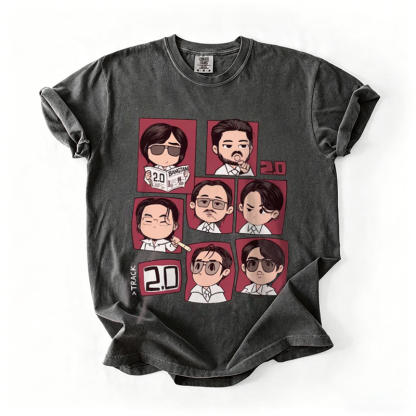 Kpop Boy Group 2.0 Chibi Graphic T-shirt