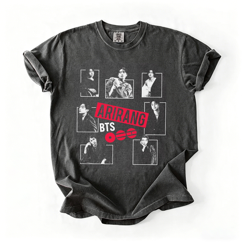 Kpop Boy Group Vintage Graphic T-shirt