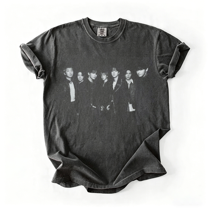 Kpop Boy Group Vintage Graphic T-shirt