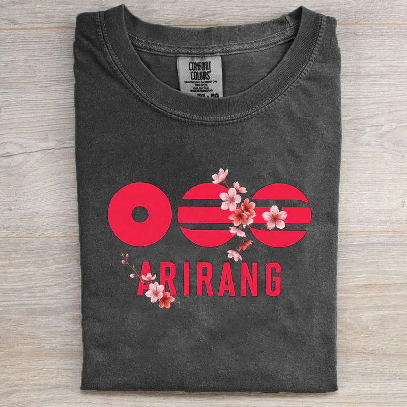 Kpop Boy Group Floral Graphic T-shirt