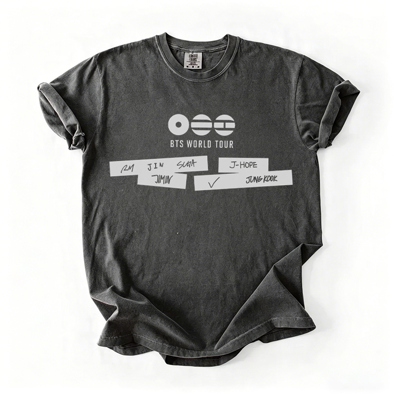 Kpop Boy Group World Tour 2026 T-shirt