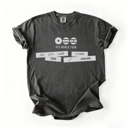 Kpop Boy Group World Tour 2026 T-shirt