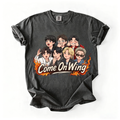 Kpop Boy Group Come on Wing T-shirt