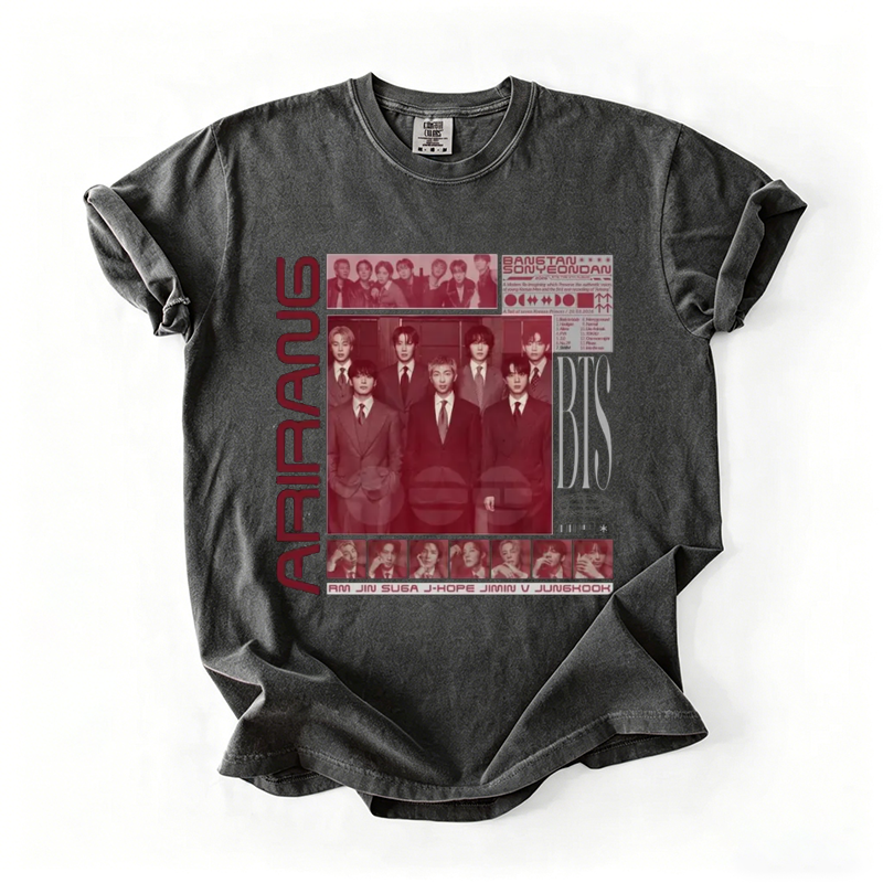 Kpop Boy Group Graphic T-shirt