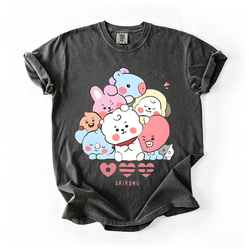 Kpop Boy Group Cute Graphic T-shirt