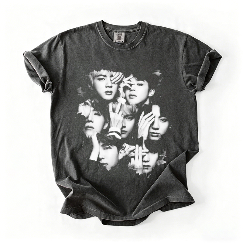 Kpop Boy Group Vintage T-shirt