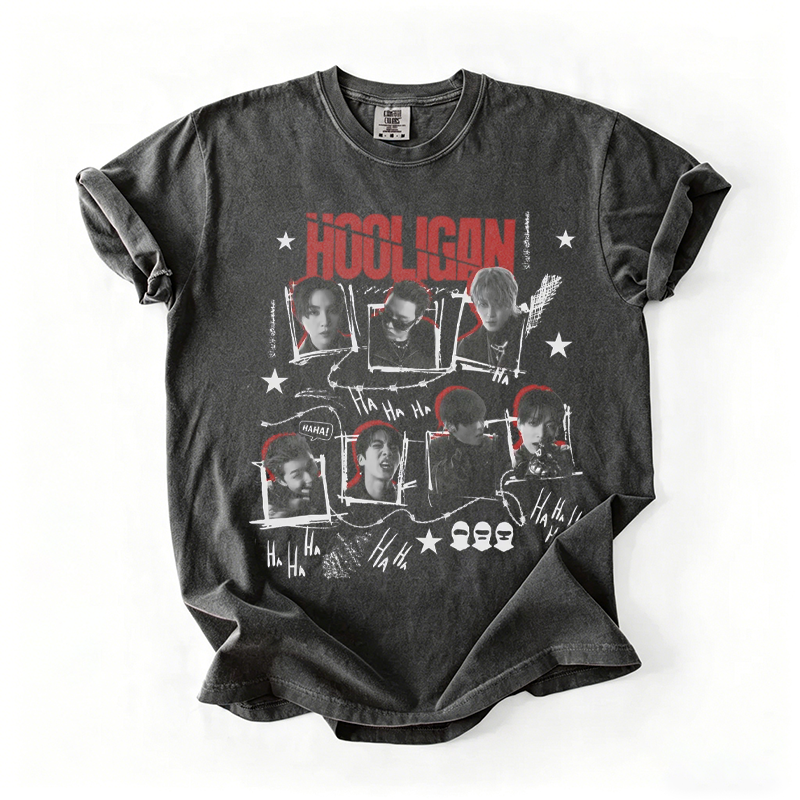 Kpop Boy Group Vintage T-shirt