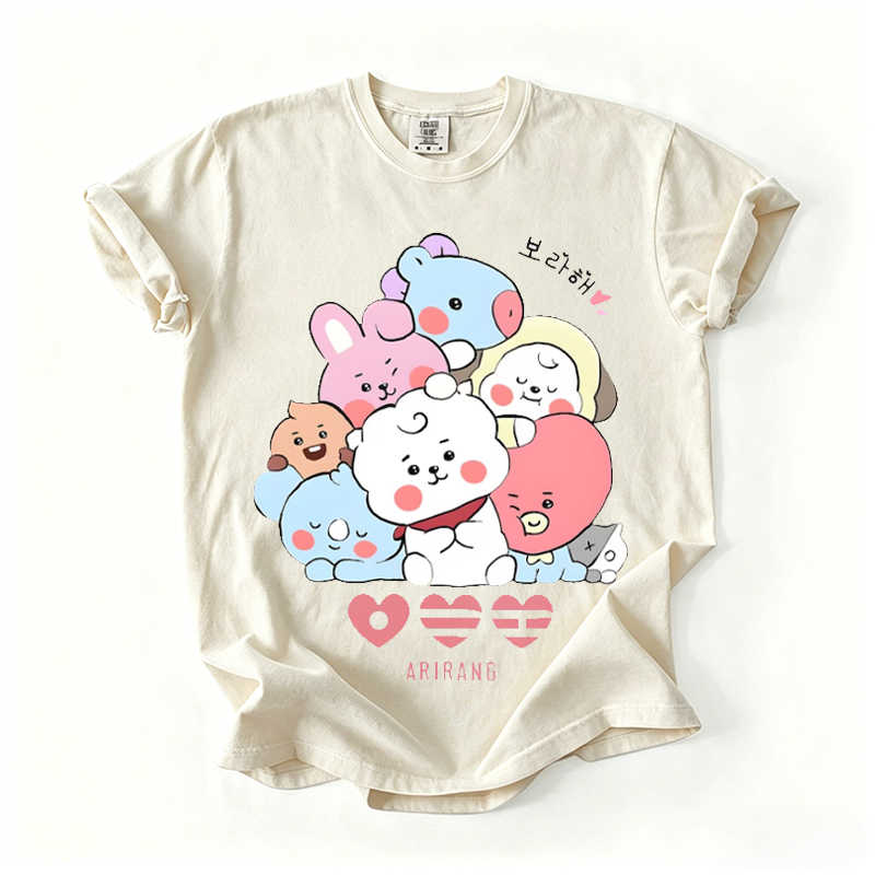 Kpop Boy Group Cute Graphic T-shirt