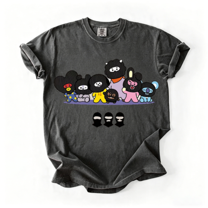 Kpop Boy Group Cute Graphic T-shirt