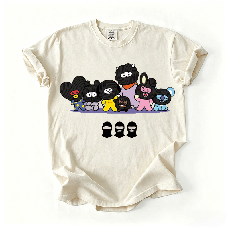 Kpop Boy Group Cute Graphic T-shirt