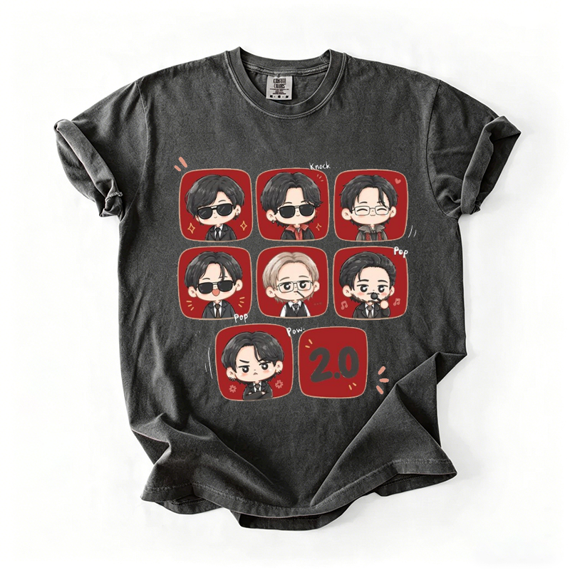 Kpop Boy Group Cute Graphic T-shirt