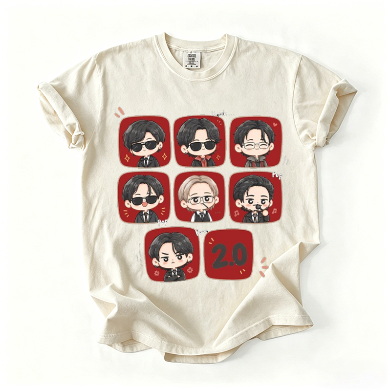 Kpop Boy Group Cute Graphic T-shirt