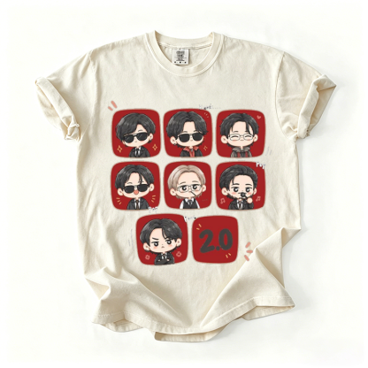 Kpop Boy Group Cute Graphic T-shirt