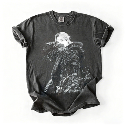 Kpop Boy Group Vintage Graphic T-shirt