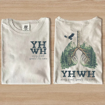 YHWH Lungs Christian T-shirt