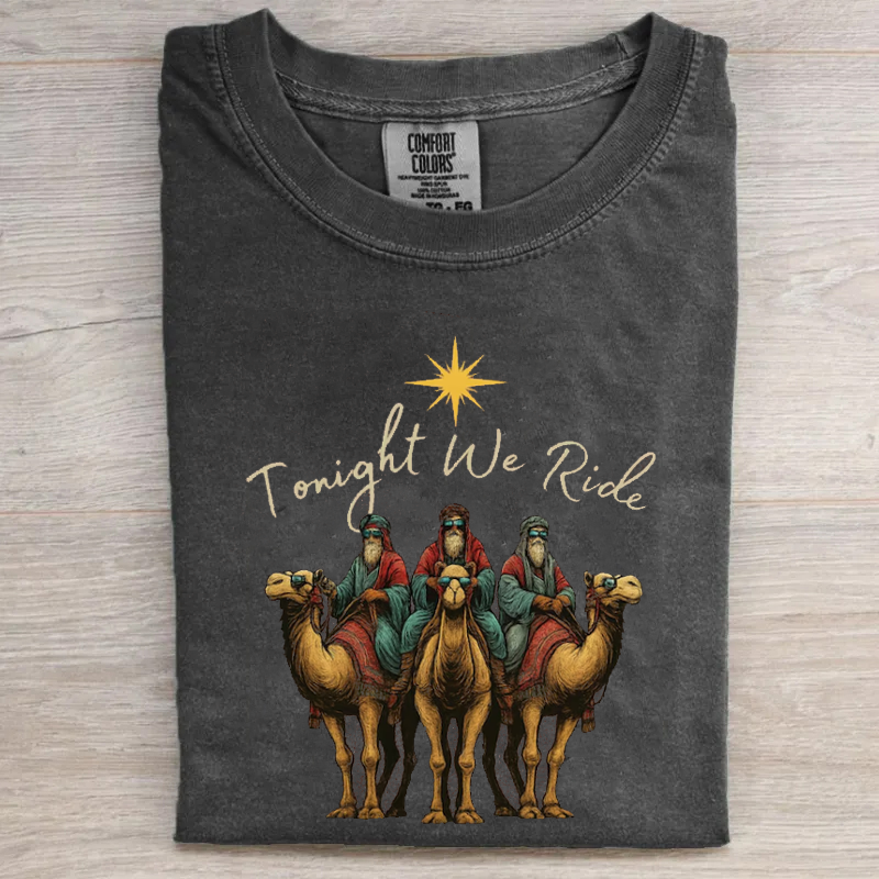 Comfort Colors Tonight We Ride Christmas T-shirt