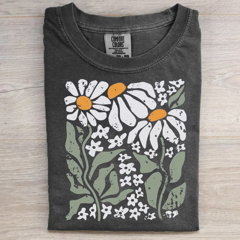 Boho Daisy Flower T-shirt