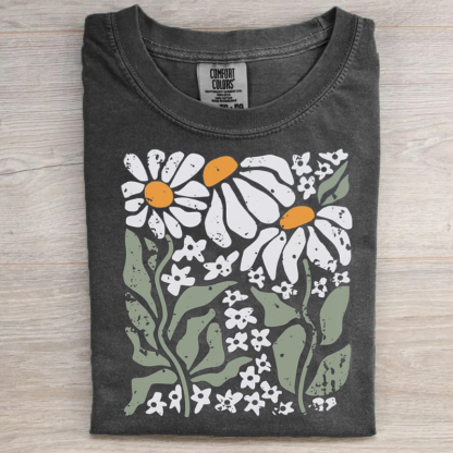 Boho Daisy Flower T-shirt