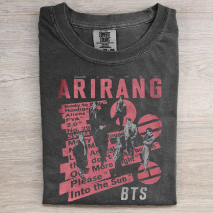 Kpop Boy Band Cartoon Graphics T-shirt