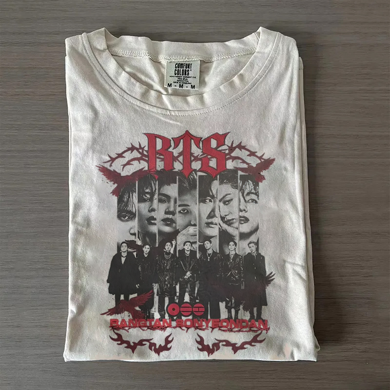 Kpop Boy Band Graphics T-shirt
