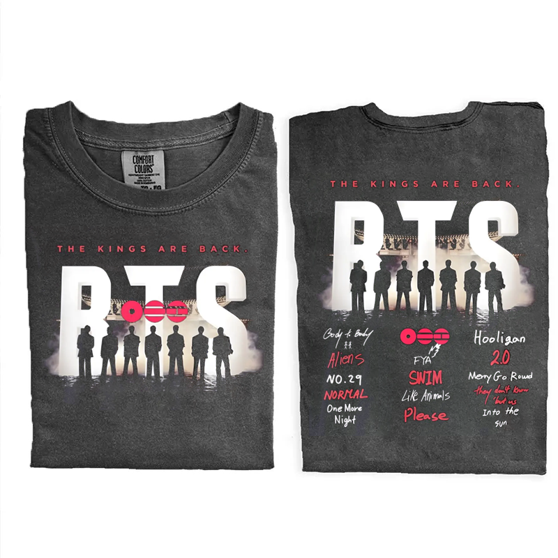 Kpop Boy Group Garphic T-shirt