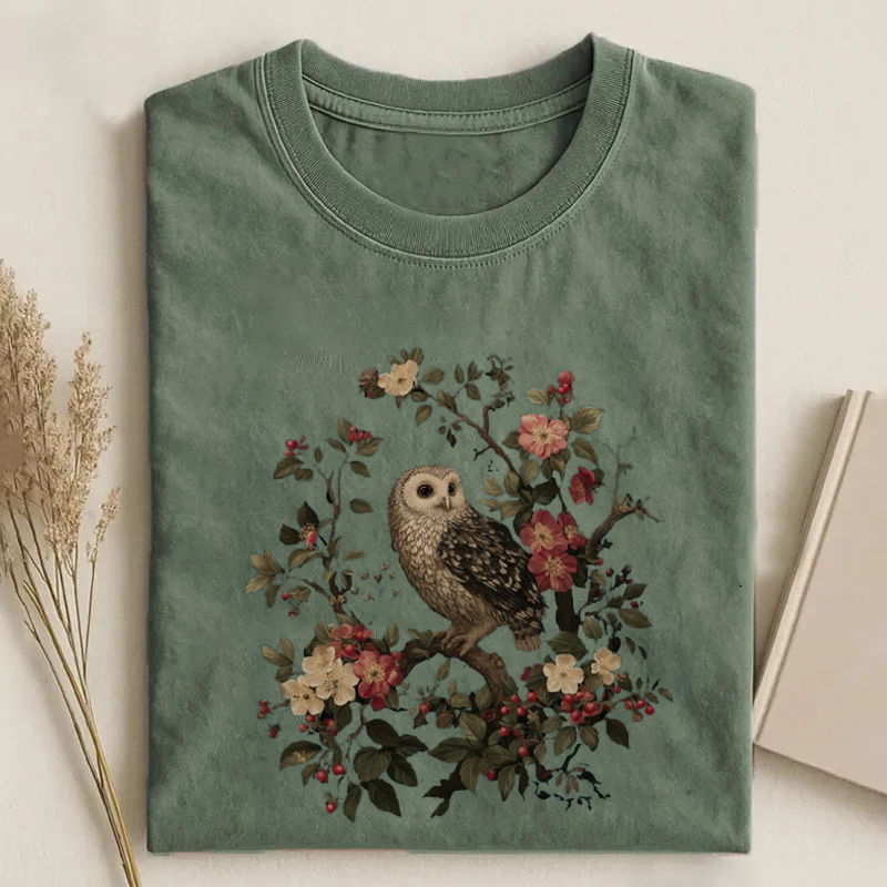 Dark Cottagecore Owl T-shirt
