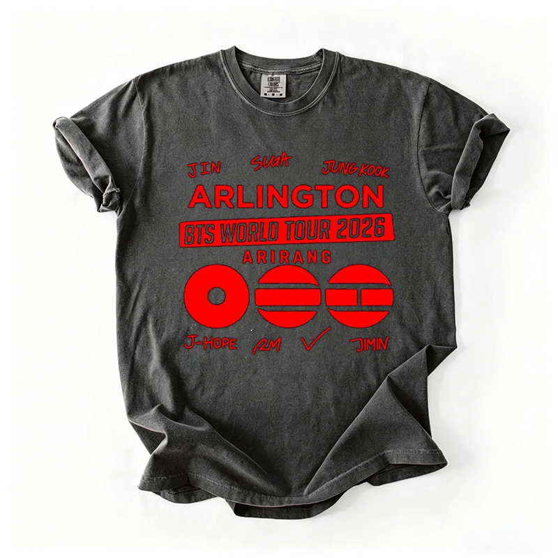 Kpop Boy Group World Tour 2026 T-shirt