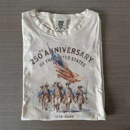 America 250th Anniversary Revolutionary War Soldiers T-shirt