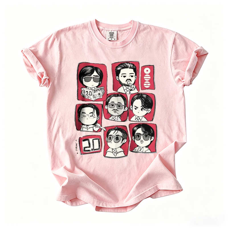Kpop Boy Group Cute Graphic T-shirt