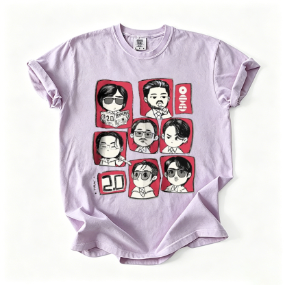 Kpop Boy Group Cute Graphic T-shirt