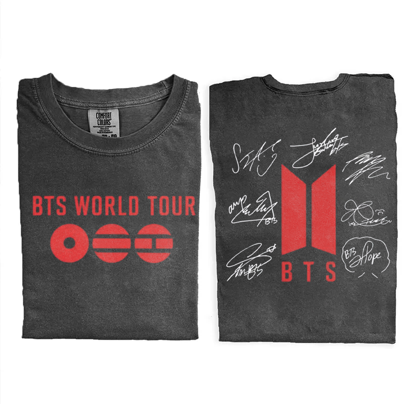 Kpop Boy Group World Tour 2026 T-shirt