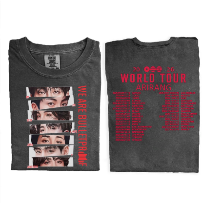 Kpop Boy Group World Tour 2026 T-shirt