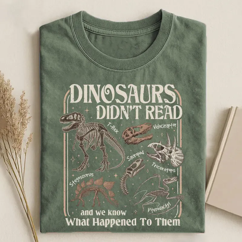 Funny Dino Teacher T-shirt