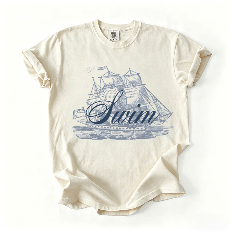 Kpop Boy Group Music Swim Graphic T-shirt