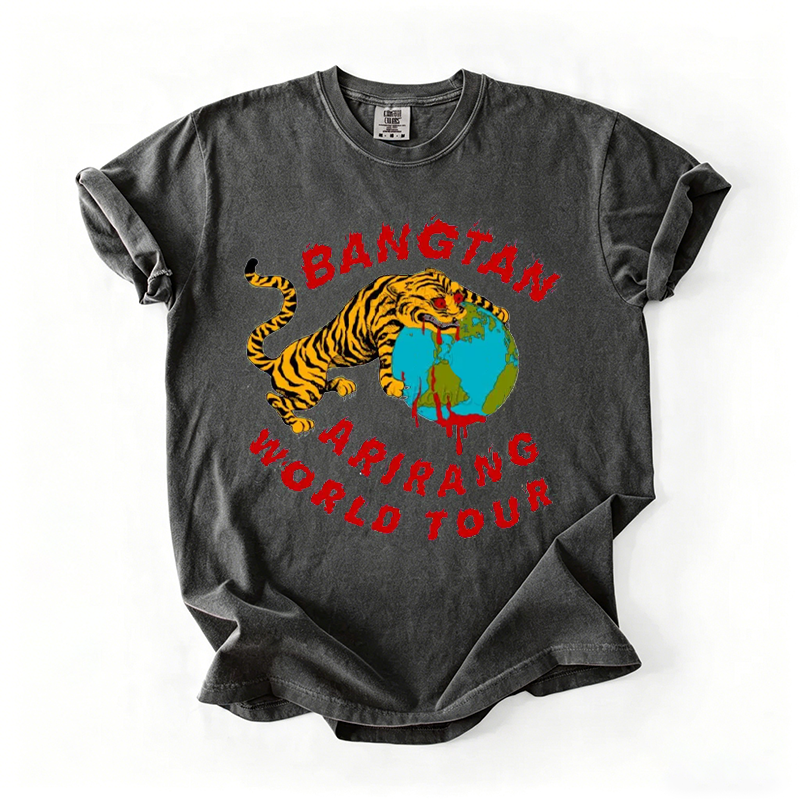 Kpop Boy Group Vintage Graphic T-shirt