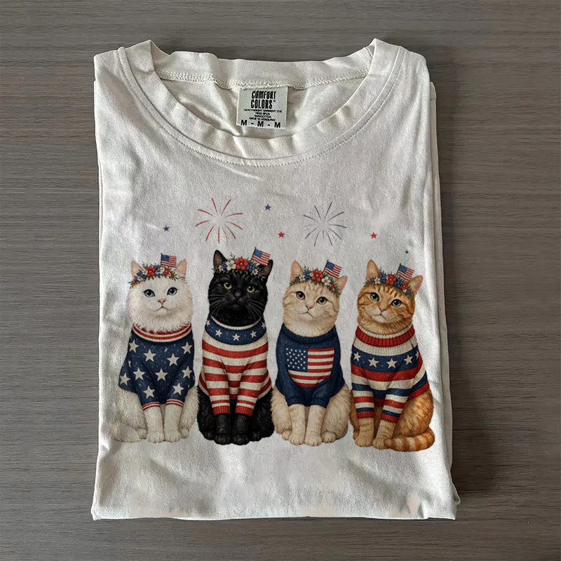 Patriotic Cat T-shirt