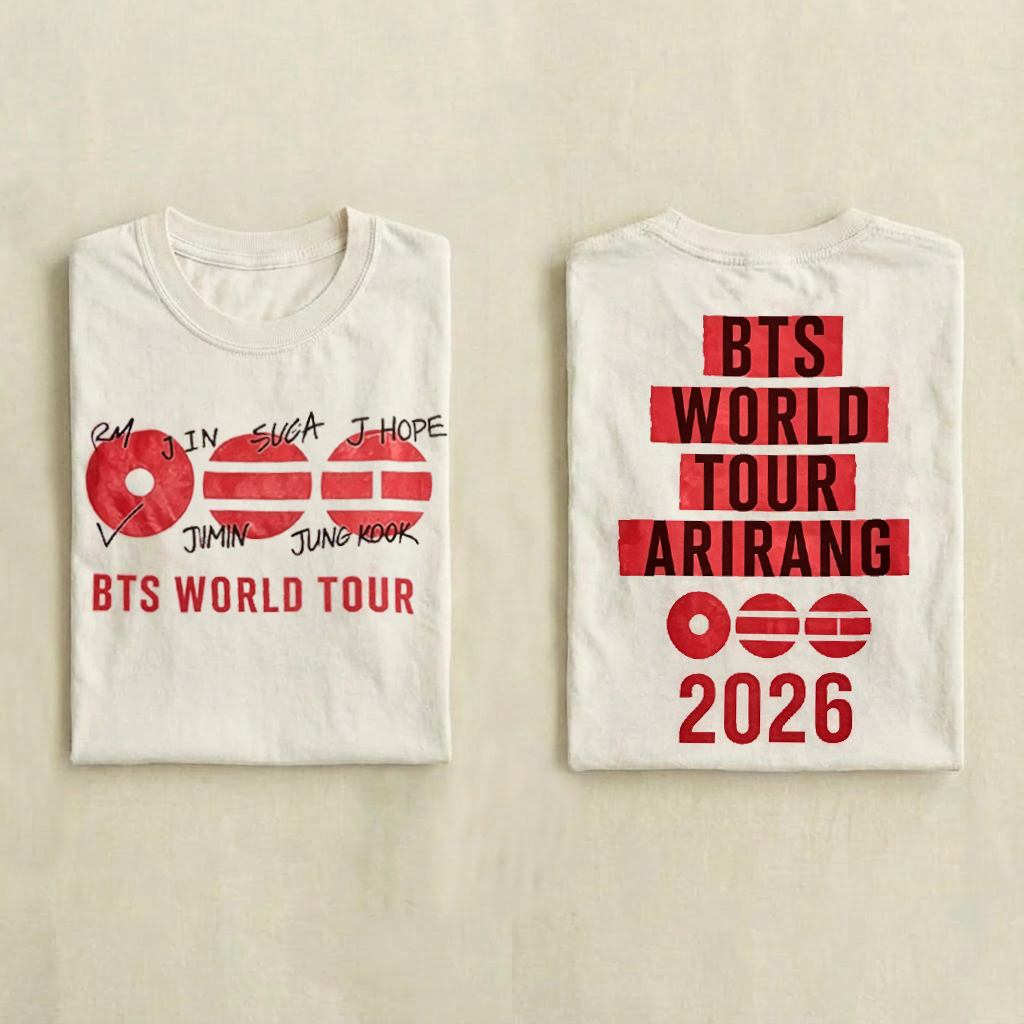 Kpop Boy Group World Tour 2026 T-shirt