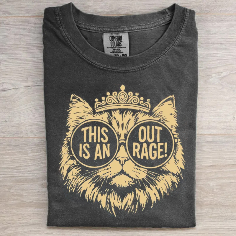 This is an OUTRAGE T-shirt