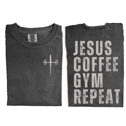 Gym Coffee Jesus T-shirt