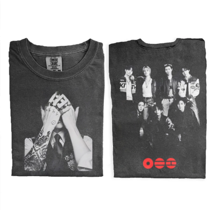 Kpop Boy Group Retro Graphic T-shirt
