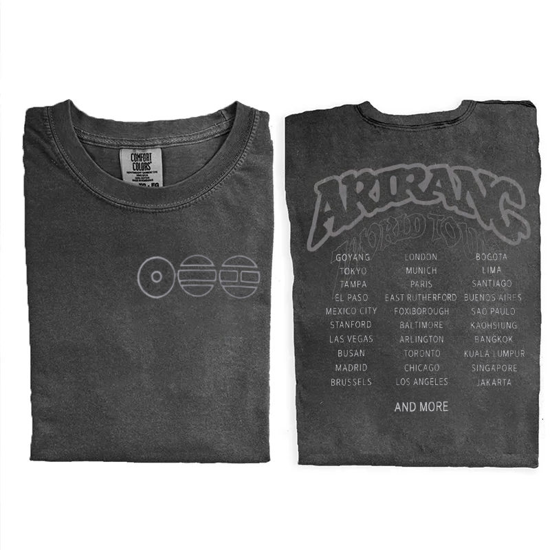 Kpop Boy Group World Tour 2026 T-shirt